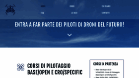 What Italdronacademy.com website looked like in 2020 (3 years ago)