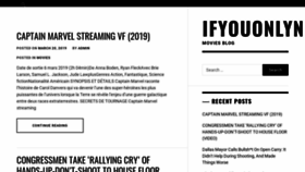 What Ifyouonlynews.com website looked like in 2020 (3 years ago)