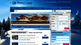 What Ifyouski.com website looked like in 2020 (3 years ago)