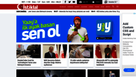 What Istiklal.com.tr website looked like in 2020 (3 years ago)