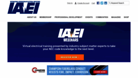 What Iaei.org website looked like in 2020 (3 years ago)