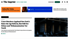 What Imprintnews.org website looked like in 2020 (3 years ago)
