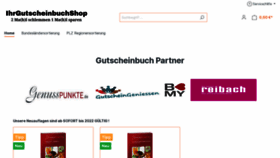 What Ihrgutscheinbuchshop.de website looked like in 2020 (3 years ago)