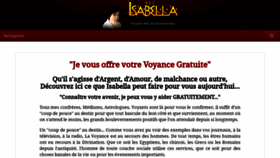 What Isabella.fr website looked like in 2020 (3 years ago)