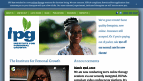 What Ipgcounseling.com website looked like in 2020 (3 years ago)