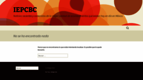 What Iepcbc.org.mx website looked like in 2020 (3 years ago)