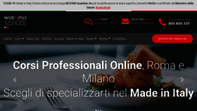 What Italiangeniusacademy.com website looked like in 2020 (3 years ago)