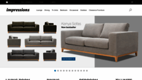 What Impressionsfurniture.com.au website looked like in 2020 (3 years ago)