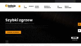 What Izolacja-jarocin.pl website looked like in 2020 (3 years ago)