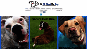 What Itsallaboutthedog.co.uk website looked like in 2020 (3 years ago)
