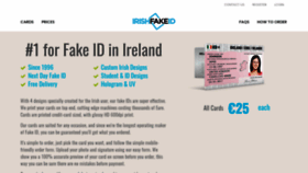 What Irishfakeid.com website looked like in 2020 (3 years ago)