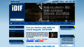 What Idif.cz website looked like in 2020 (3 years ago)