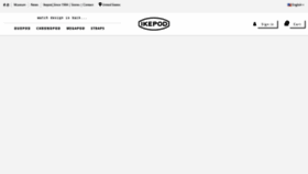 What Ikepod.com website looked like in 2020 (3 years ago)