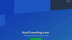What Italytravelling.com website looked like in 2020 (3 years ago)