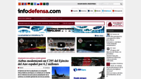 What Infodefensa.com website looked like in 2020 (3 years ago)