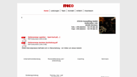 What Iteco-net.de website looked like in 2020 (3 years ago)