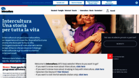 What Intercultura.it website looked like in 2020 (3 years ago)