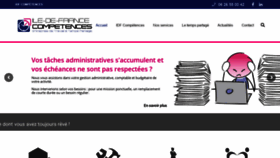 What Idfcompetences.fr website looked like in 2020 (4 years ago)