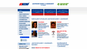 What Intact.cz website looked like in 2020 (3 years ago)