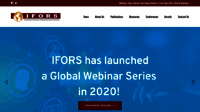 What Ifors.org website looked like in 2020 (5 years ago)
