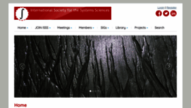What Isss.org website looked like in 2020 (5 years ago)