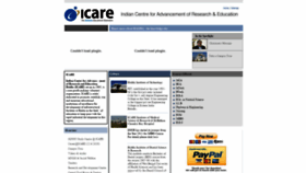 What Icare-haldia.org website looked like in 2020 (3 years ago)
