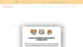 What Idealninajemce.cz website looked like in 2020 (3 years ago)