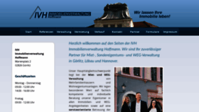 What Iv-hoffmann.de website looked like in 2020 (3 years ago)