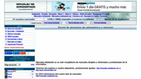 What Infomanuales.net website looked like in 2020 (5 years ago)