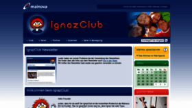 What Ignaz-club.de website looked like in 2020 (4 years ago)