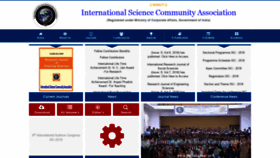 What Isca.in website looked like in 2020 (3 years ago)