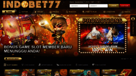 What Indobet77.biz website looked like in 2020 (3 years ago)