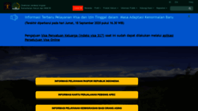 What Imigrasi.go.id website looked like in 2020 (3 years ago)