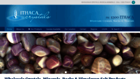 What Ithacacrystals.com.au website looked like in 2020 (3 years ago)