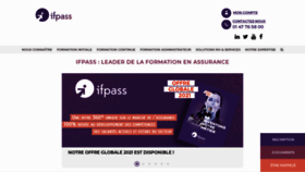 What Ifpass.fr website looked like in 2020 (3 years ago)