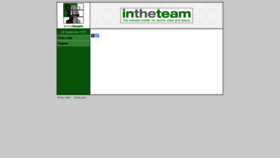 What Intheteam.com website looked like in 2020 (3 years ago)