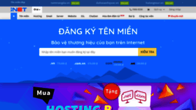 What Inet.vn website looked like in 2020 (3 years ago)