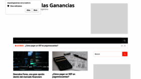 What Impuestoganancias.com.ar website looked like in 2020 (3 years ago)