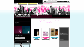 What Illatfelho.hu website looked like in 2020 (3 years ago)