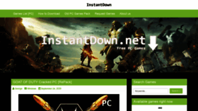 What Instantdown.net website looked like in 2020 (3 years ago)