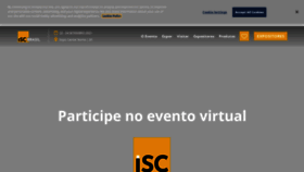 What Iscbrasil.com.br website looked like in 2020 (3 years ago)