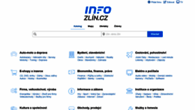What Infozlin.cz website looked like in 2020 (3 years ago)