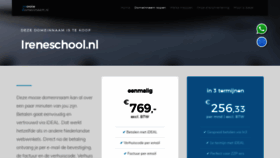 What Ireneschool.nl website looked like in 2020 (3 years ago)