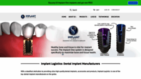 What Implantlogistics.com website looked like in 2020 (3 years ago)