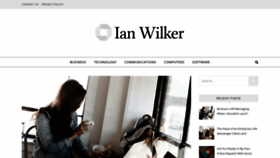 What Ianwilker.com website looked like in 2020 (3 years ago)