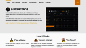 What Instructbot.co.uk website looked like in 2020 (4 years ago)