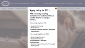 What Iyrs.edu website looked like in 2020 (3 years ago)