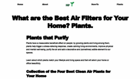 What Indoor-air-quality-plants.com website looked like in 2020 (3 years ago)