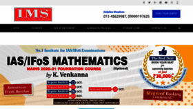 What Ims4maths.com website looked like in 2020 (3 years ago)