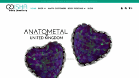 What Ishabodyjewellery.co.uk website looked like in 2020 (3 years ago)